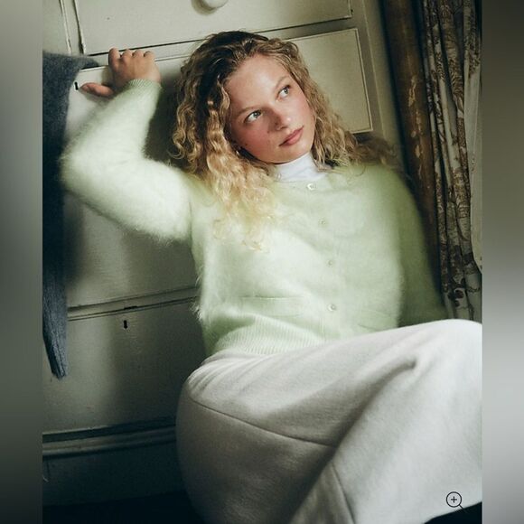 NWT J CREW A-line circle skirt in double-cloth wool blend in Bone - Picture 9 of 9